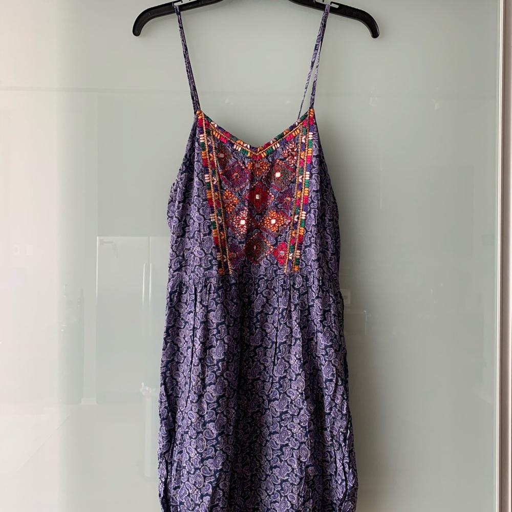 Boho Embroidered Dress